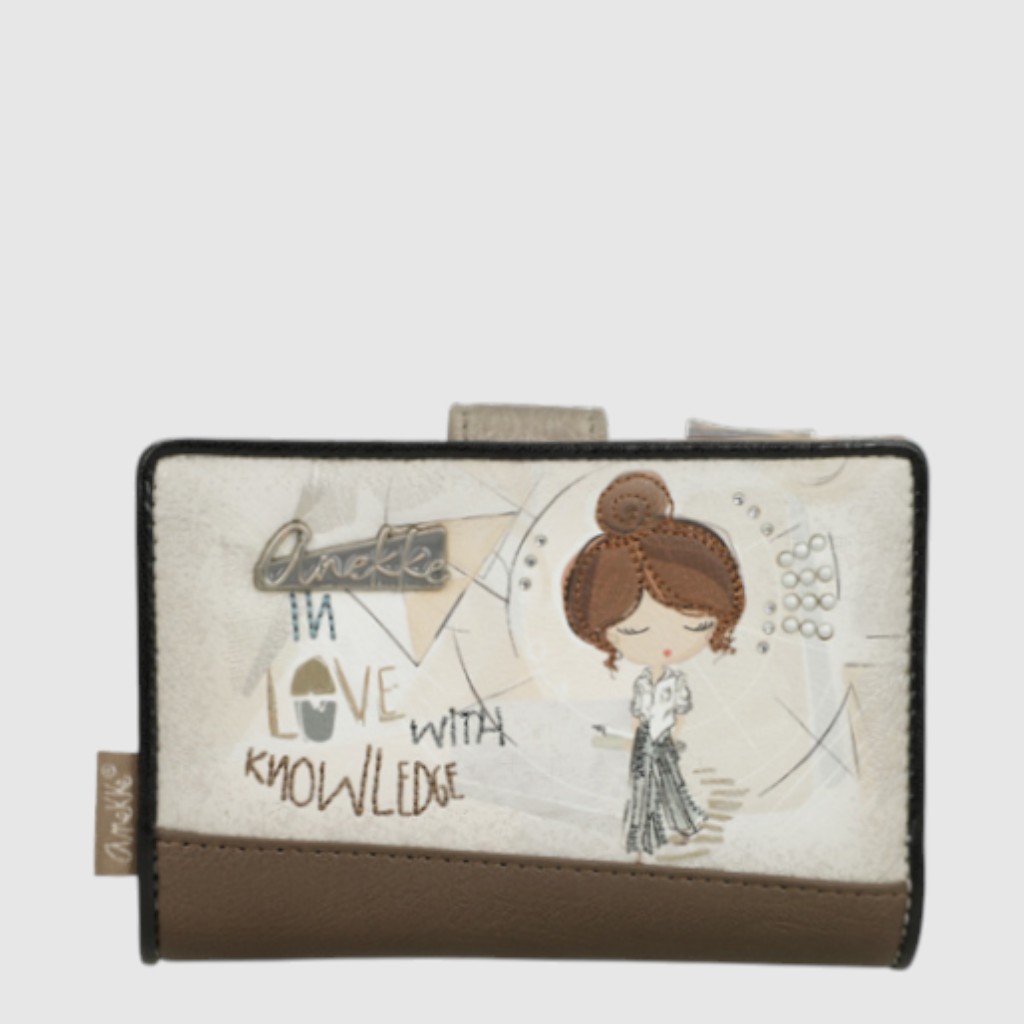 Portefeuille court RFID avec compartiments multiples - Collection SOPHIA - Anekke