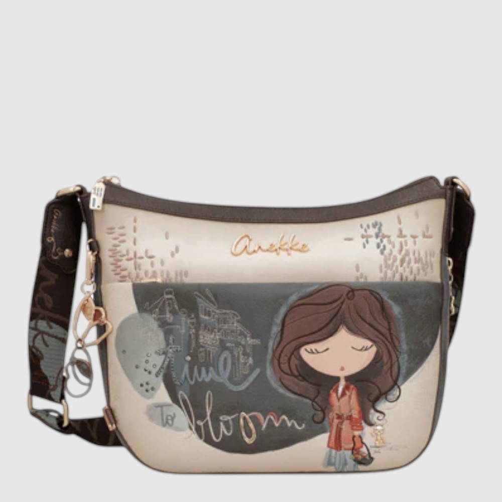 [150-43703-138-66] Expandable shoulder bag - TULIP Collection - Anekke