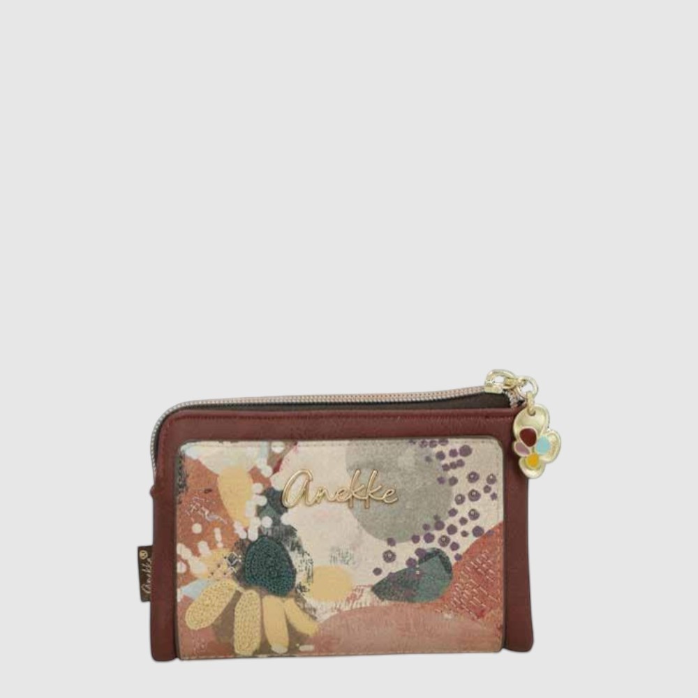 [150-43719-912-172] Portefeuille court RFID - Collection BLOSSOM - Anekke