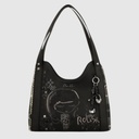 Sac à l'épaule à 3 compartiments – Collection IRON – Anekke