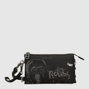 Small triple-compartment handbag - IRON Collection - Anekke