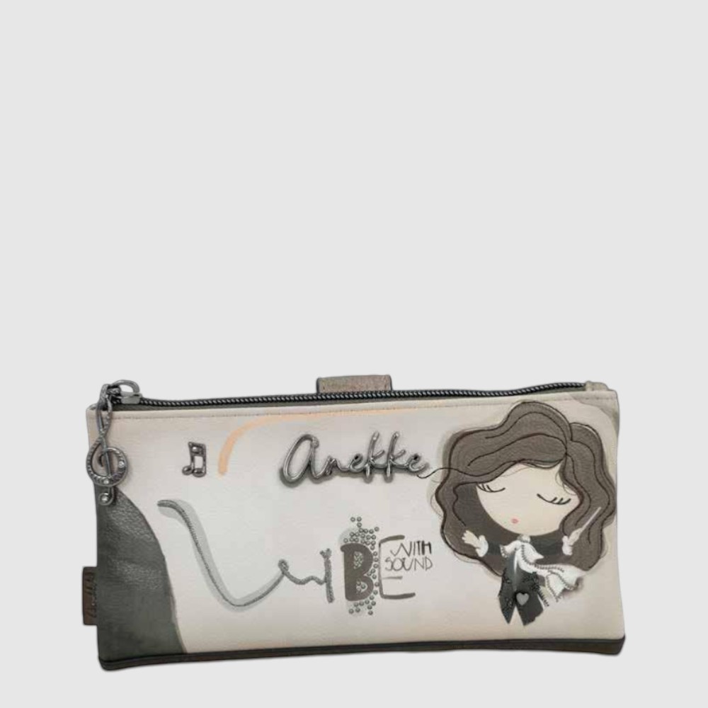 Long wallet with removable RFID card holder – ORCHESTRA Collection – Anekke