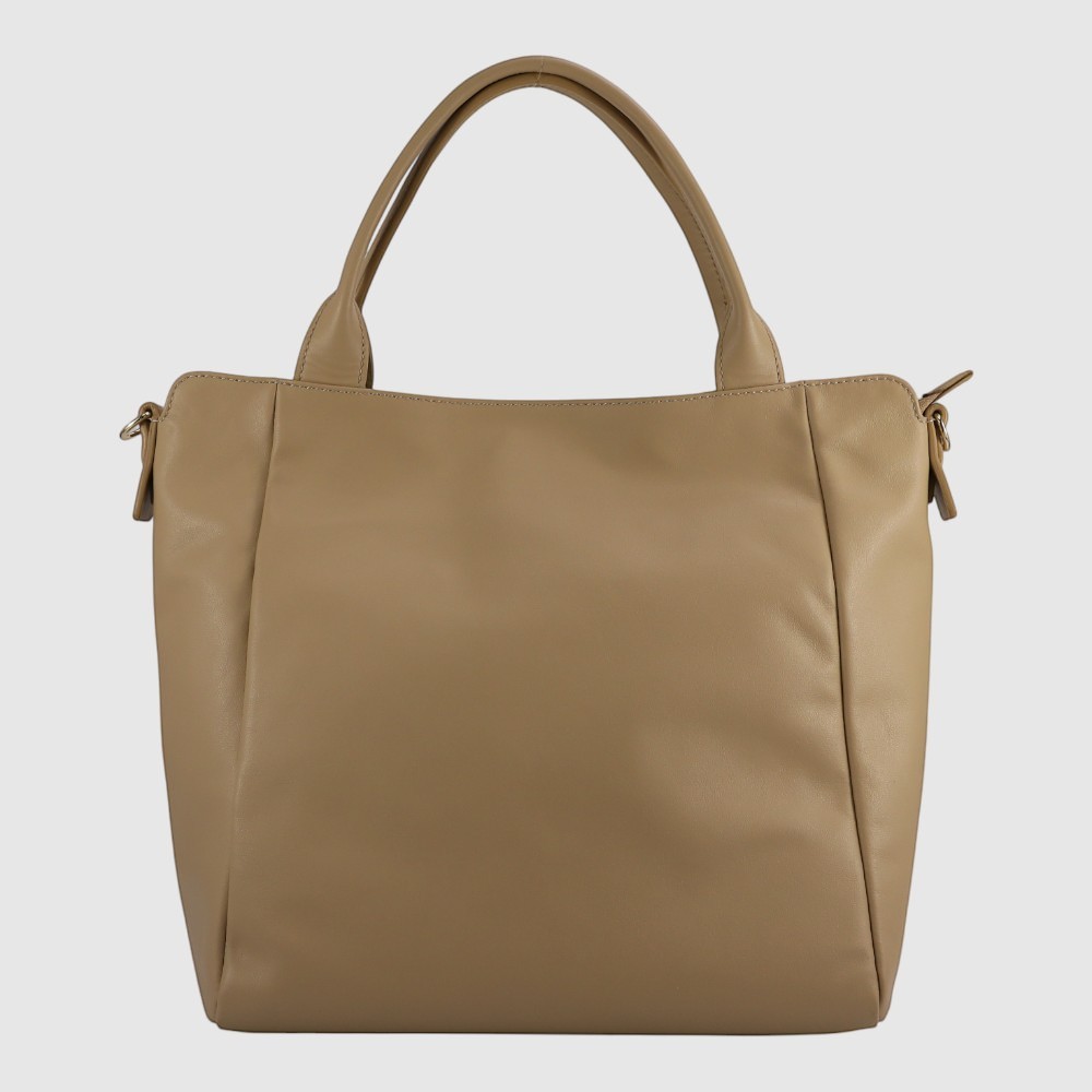 ROSSO - Grand sac à main en cuir à poignées - The Trend