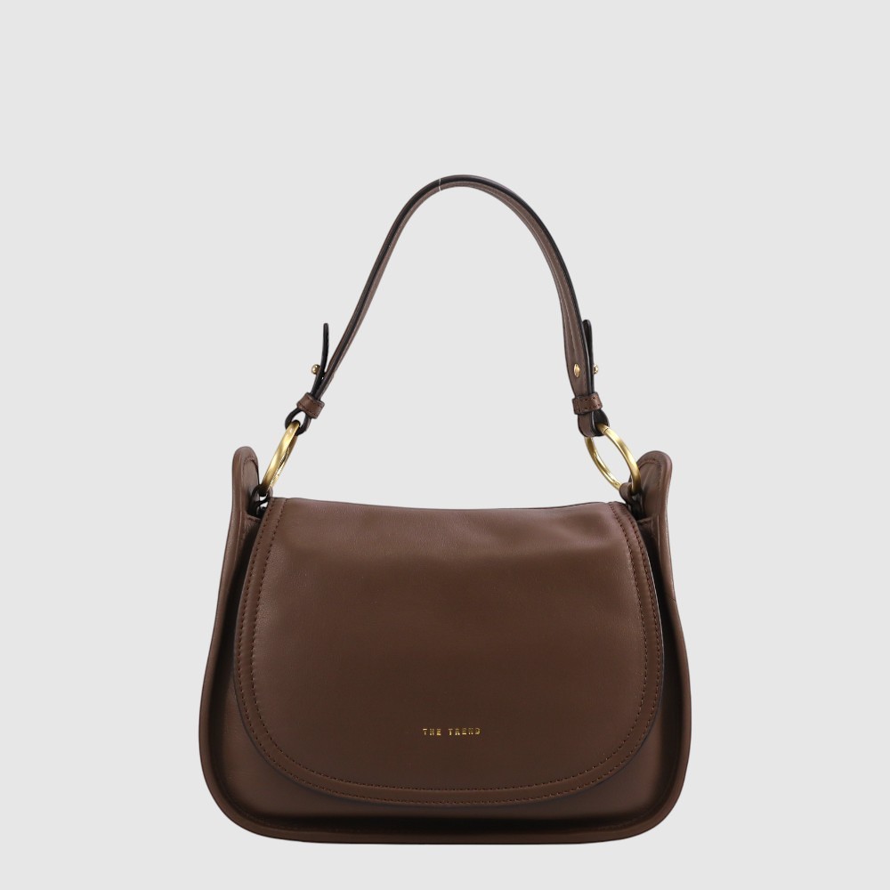 PAOLO - Sac à main en cuir à rabat - The Trend