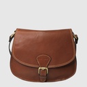 SENECIONE - Sac à main en cuir avec rabat à double compartiment - The Trend