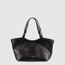 ADAMI - Sac à main en cuir style crocodile - The Trend