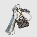 Ensemble de breloques pour sac corde, petit sac léopard, perles et dentelle – ZAC