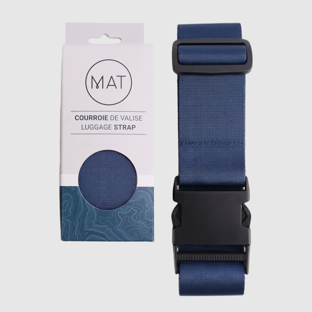 Courroie de valise en tissu à clip - MAT