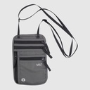 Pochette de cou pour passeport RFID en tissu - MAT