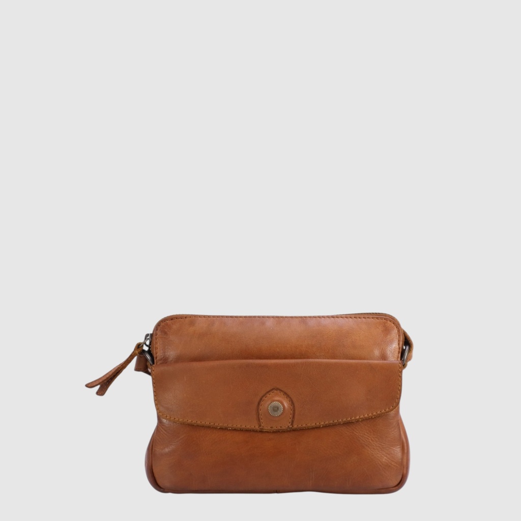 BAROLO – Petit sac à main à bandoulière en cuir – The Trend