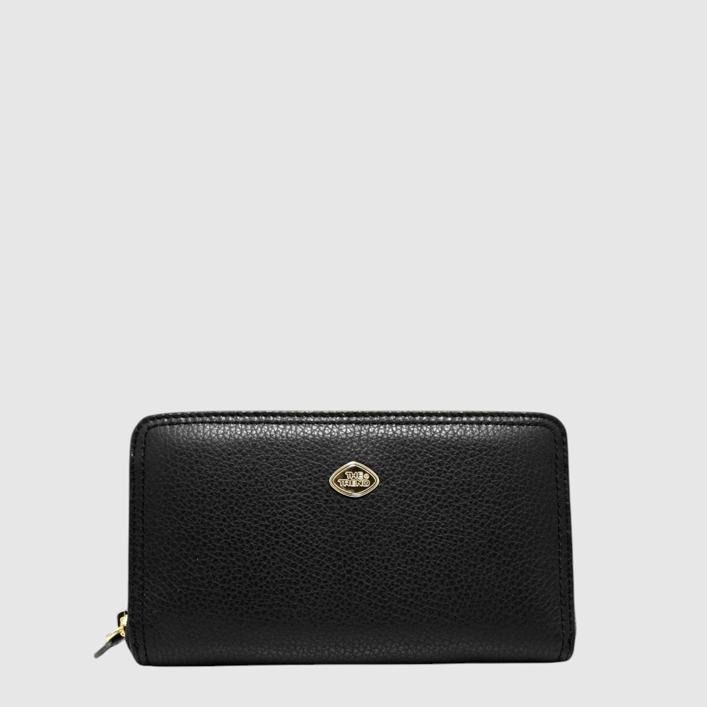 [155-2468106-80] Portefeuille long en cuir – The Trend (NOIR)