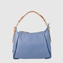 NICOLA - Sac à main en cuir 2 tons avec courroie- The Trend