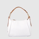 NICOLA - Sac à main en cuir 2 tons avec courroie- The Trend