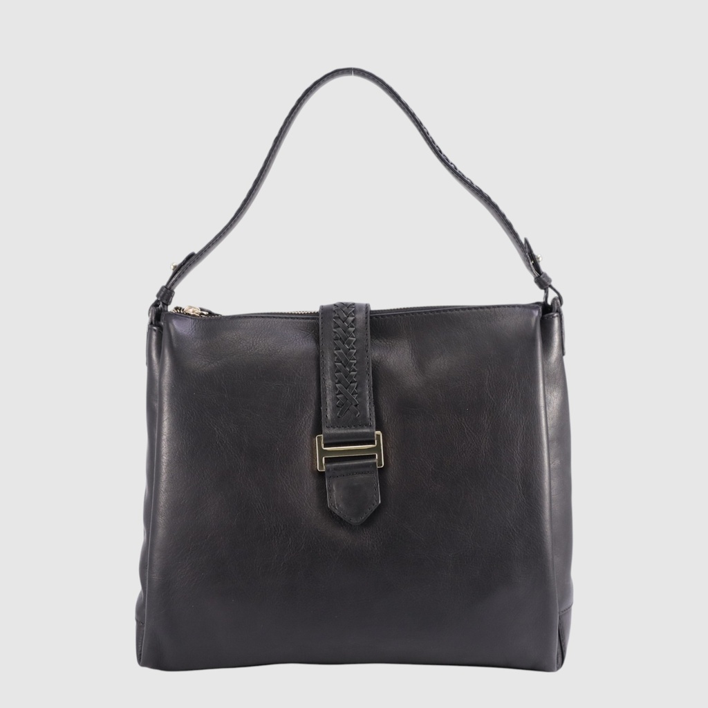 [155-4334694-80] PICO - Triple Compartment Handbag - The Trend (NOIR)