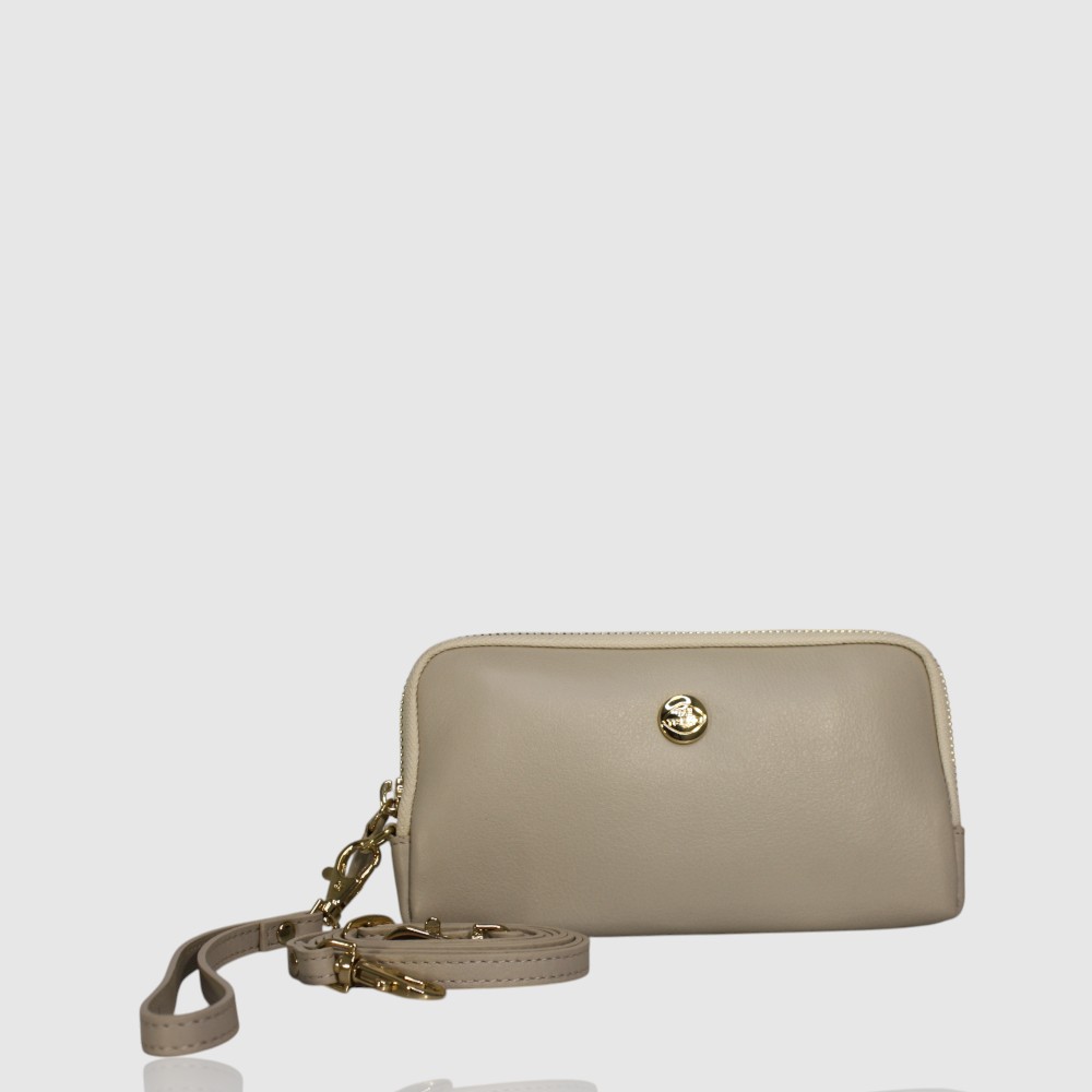 ZENZERO - Small leather handbag with wrist strap - The Trend