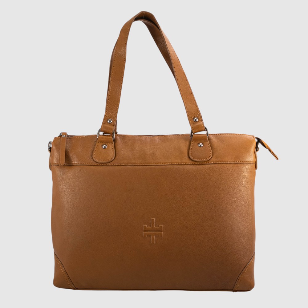 LIQUIRIZIA - Sac fourre-tout pour ordinateur en cuir à double compartiment- The Trend