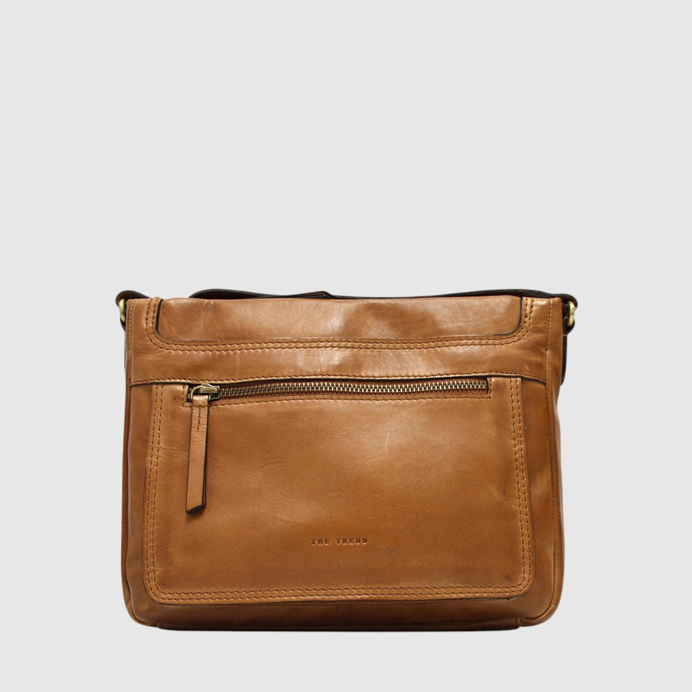 Sac à main en cuir à triple compartiments – The Trend