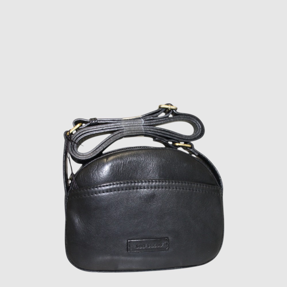 [155-4704687-80] COLZA - Sac à main en cuir - The Trend (NOIR)