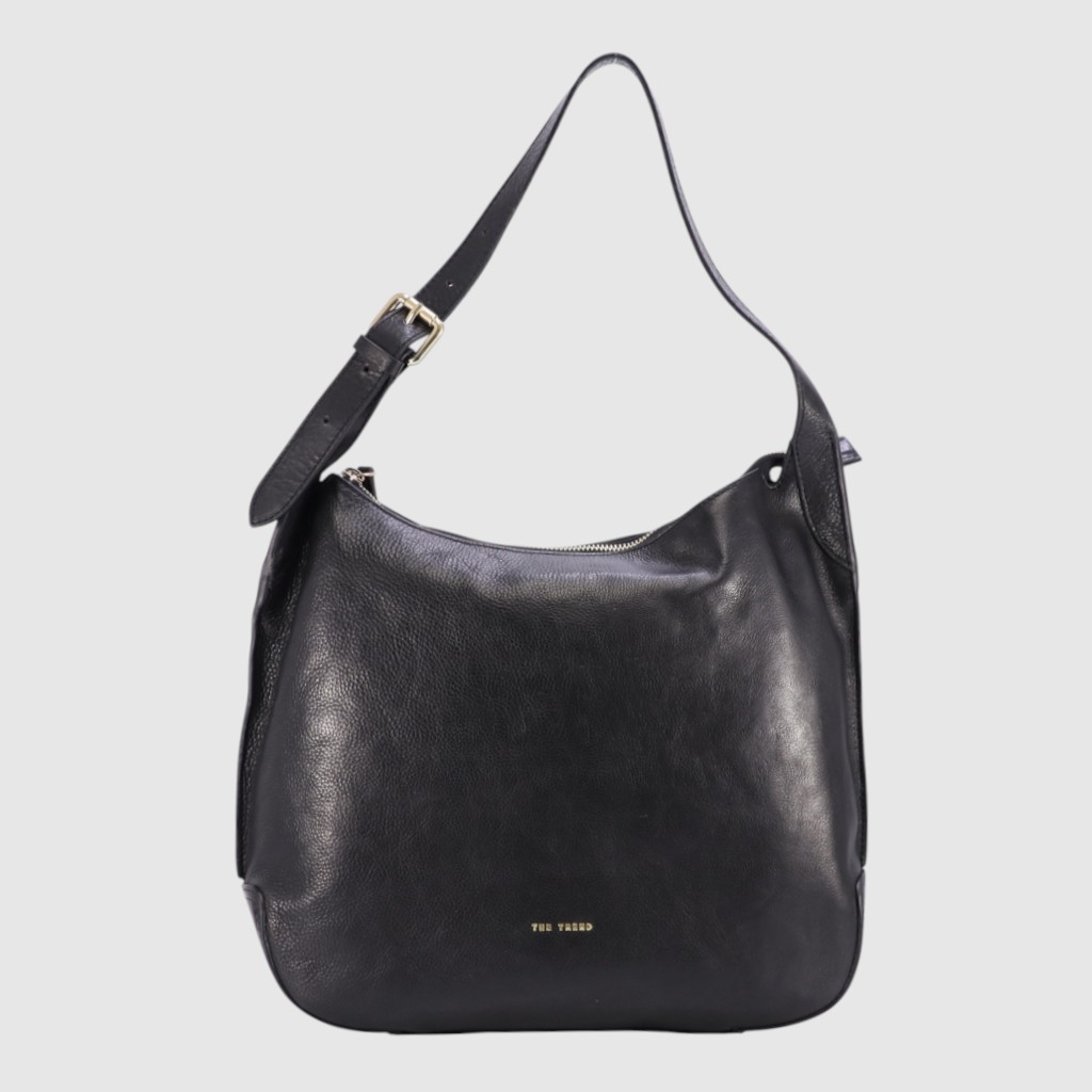[155-4756292-80] ZENI - Sac à main en cuir - The Trend (NOIR)