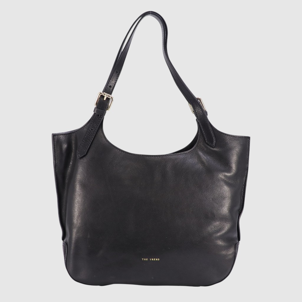 [155-4756295-80] VILLABELLA - Sac à l'épaule en cuir - The Trend (NOIR)