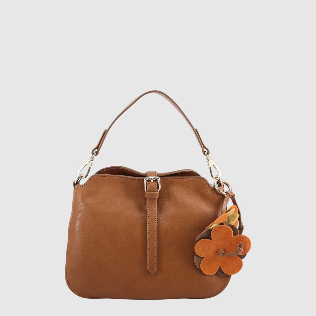 NEGRETTI - Leather handbag with decorative flap - The Trend