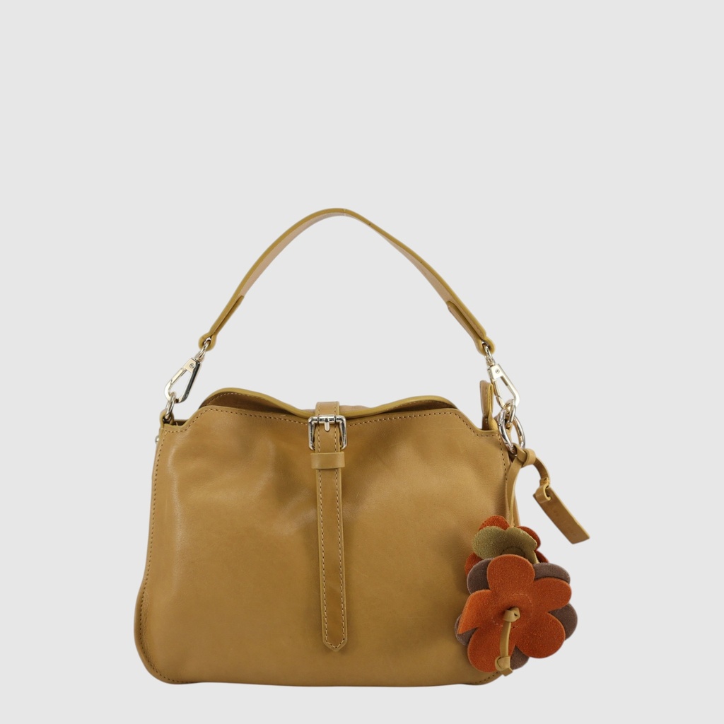 NEGRETTI - Leather handbag with decorative flap - The Trend