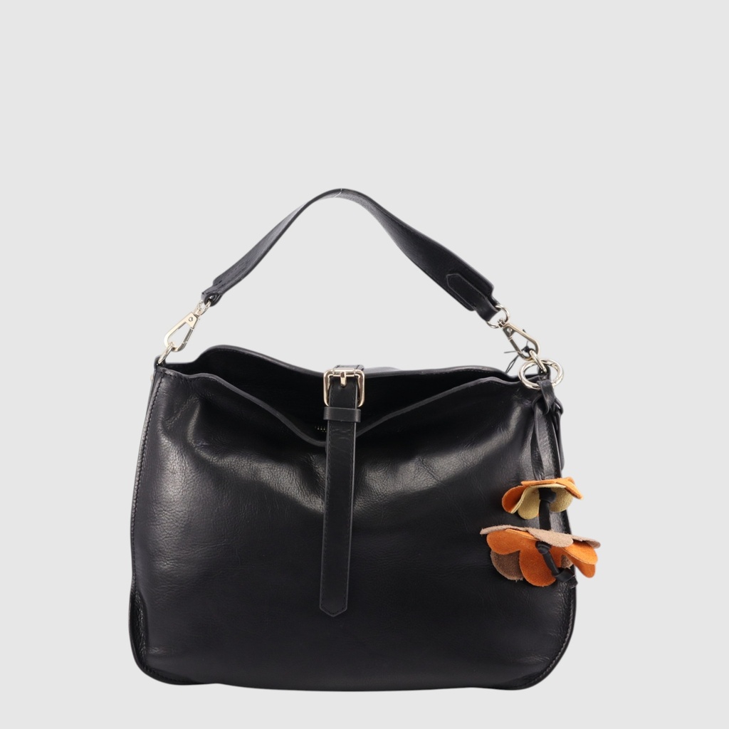 ALBINO – Sac à main en cuir souple avec rabat décoratif – The Trend