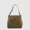 POLIGALA - Double Compartment Leather Handbag - The Trend
