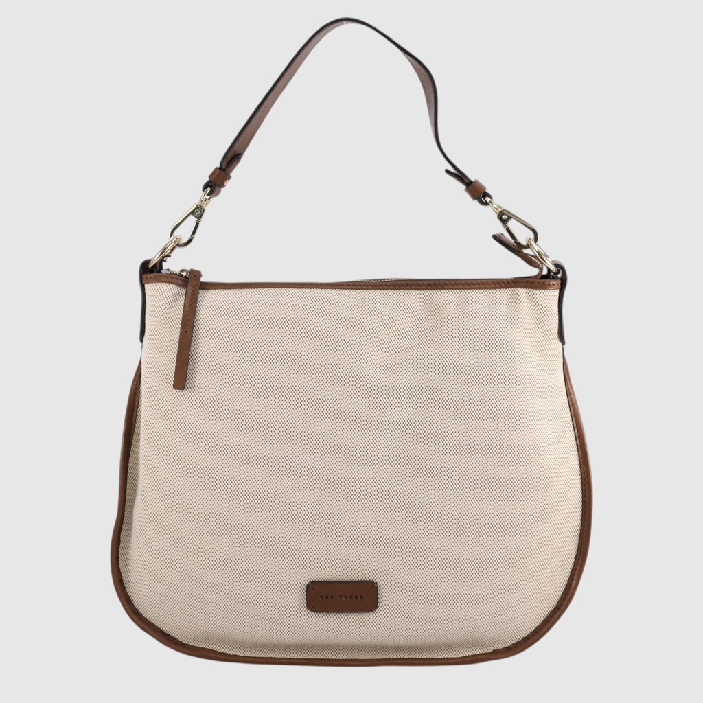 ANTONIOLO - Grand sac à main en cuir et canvas - The Trend