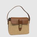 PEPE - Sac à main en cuir et paille - The Trend