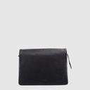 GERMANO - Sac à main en cuir à rabat et triple compartiments - The Trend