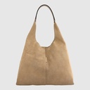 CAMPI - Suede shoulder tote bag - The Trend