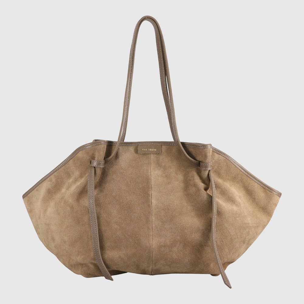 CAMERANI - Sac à l'épaule en suède - The Trend