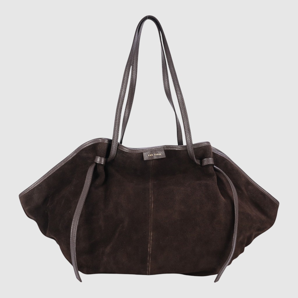 CAMERANI - Sac à l'épaule en suède - The Trend