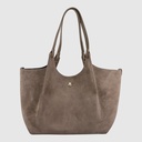 CONTI - Sac fourre-tout à l'épaule en suède - The Trend