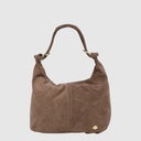 VALLONE - Sac à l'épaule en suède - The Trend