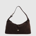 TENUTA - Suede shoulder bag - The Trend