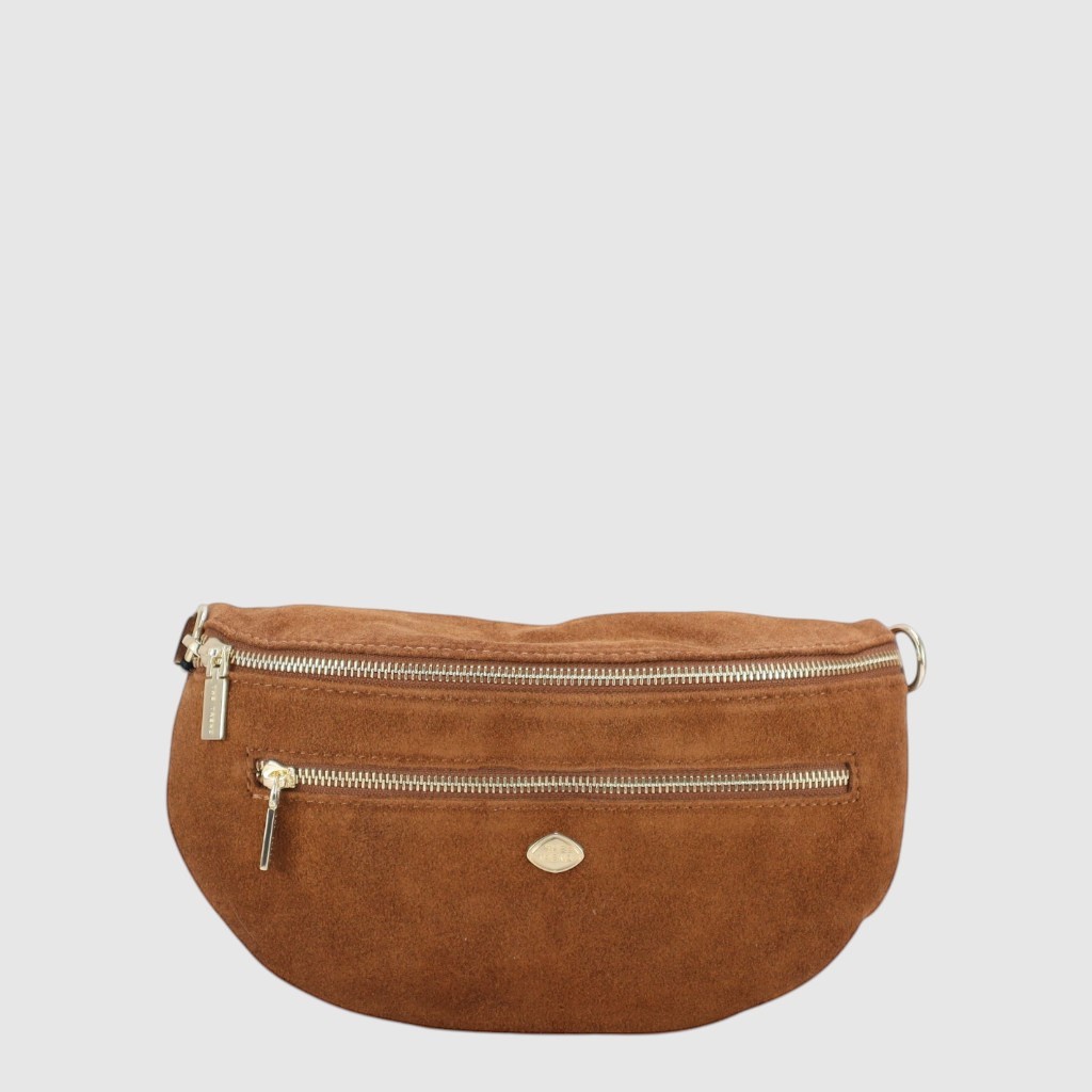 FABRIZIO - Sac de taille en suède - The Trend