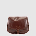 TROPEOLO - Sac à main en cuir avec rabat à 2 compartiments - The Trend