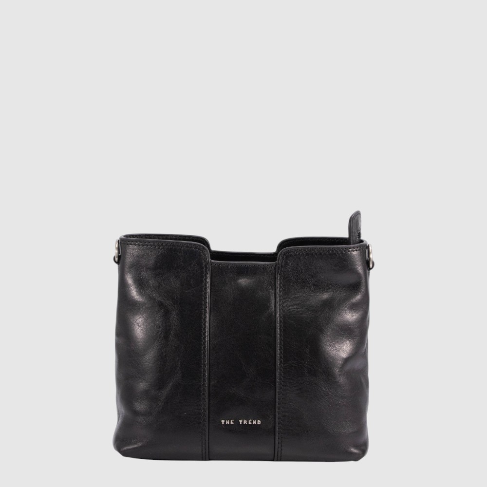 VALERIANA - Triple Compartment Leather Handbag - The Trend