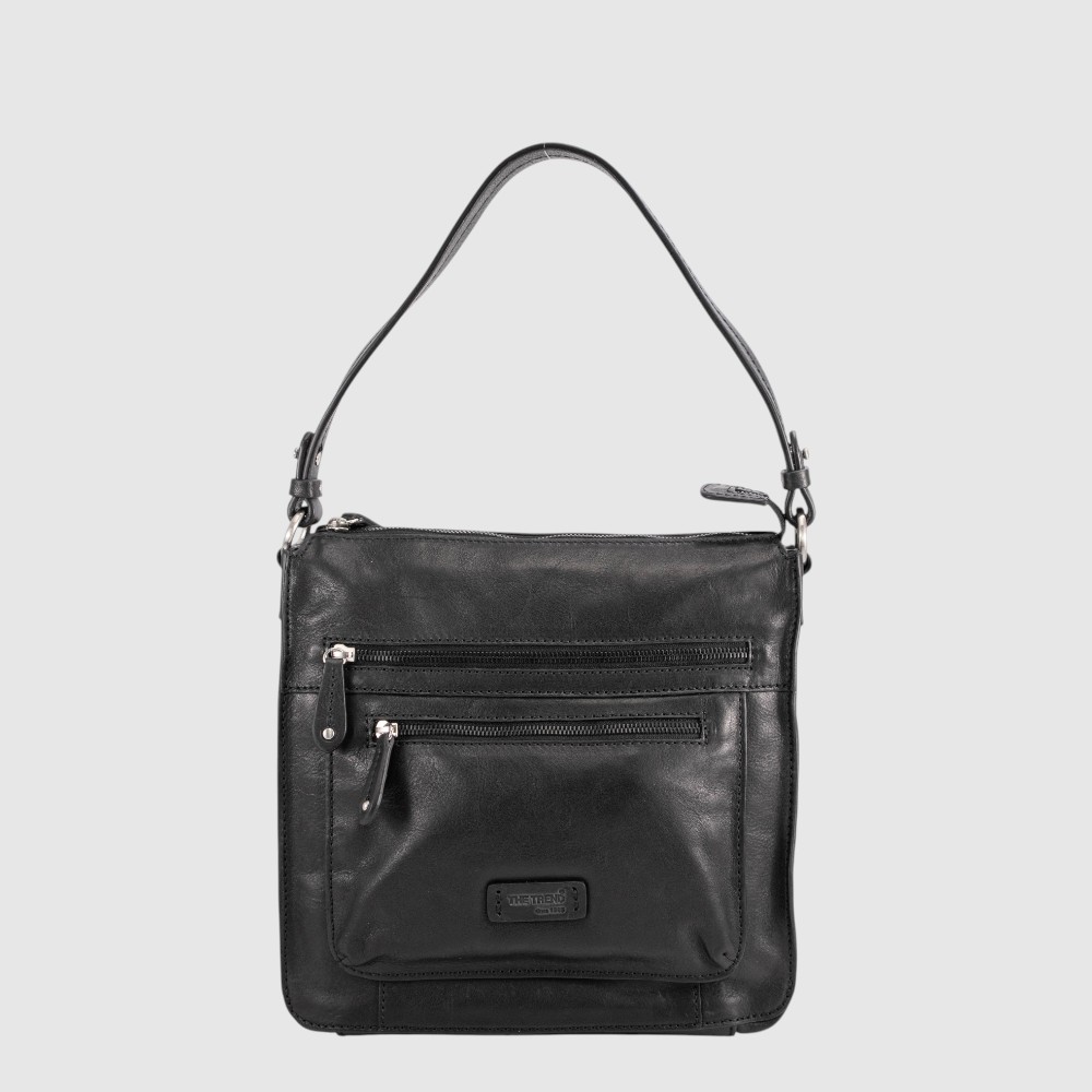 [155-9440544-80] VIGNA - Sac à main en cuir - The Trend (NOIR)