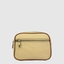 Sac de taille en canevas et cuir véritable - H.U.N.T