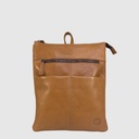 Sac à dos en cuir véritable à triple compartiment – H.U.N.T