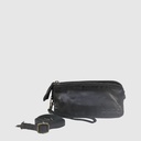 Petit sac en cuir convertible 3-en-1 – Bandoulière, ceinture ou poignet – H.U.N.T