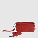 Small 3-in-1 convertible leather bag – Shoulder bag, belt bag or wrist bag – H.U.N.T