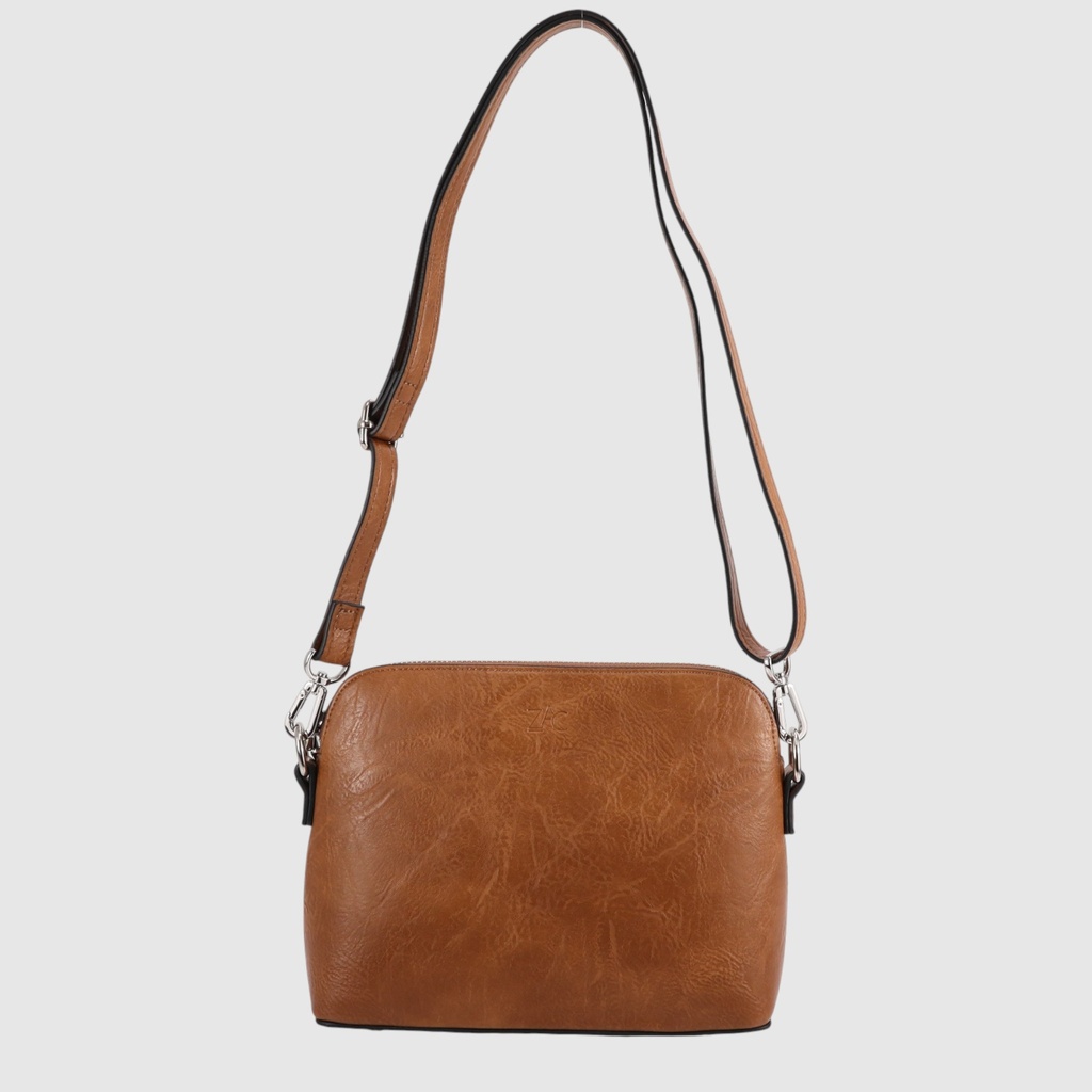 ANICK - Sac à main à bandoulière en cuir végane - ZAC