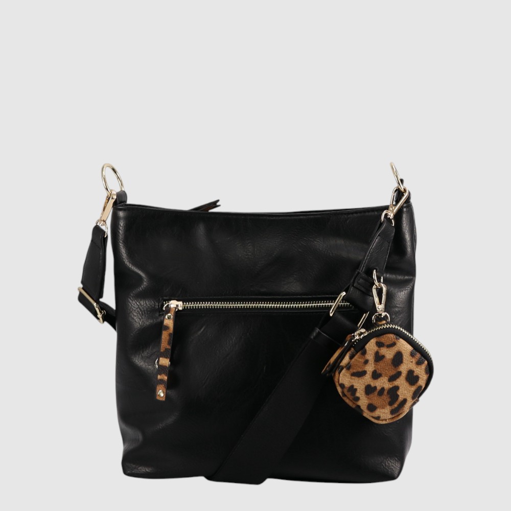 CHARLOTTE - Sac à main en cuir végane avec pochette imprimé - ZAC