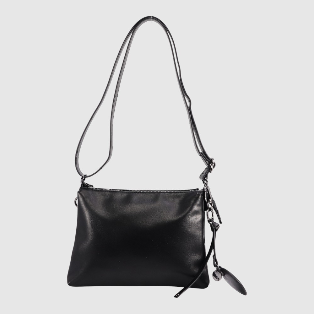 ELEONORE 2 - Sac à bandoulière double compartiment en cuir végane - ZAC