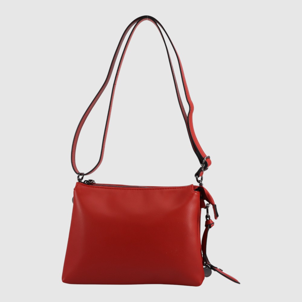 ELEONORE 2 - Sac à bandoulière double compartiment en cuir végane - ZAC