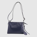ELEONORE 2 - Sac à bandoulière double compartiment en cuir végane - ZAC